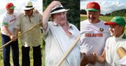 Gerard Depardieu pomaga w... żniwach na Białorusi! (ZDJĘCIA)
