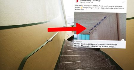 Oznaczają mieszkania? Tajemnicze znaki w Białymstoku. Ludzie się boją