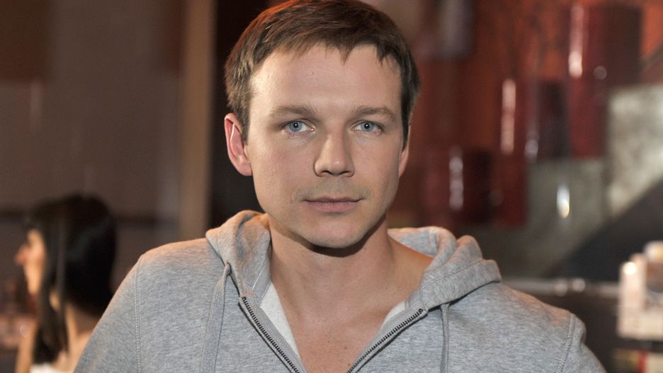 Leszek Żurek na planie serialu "Przyjaciółki"