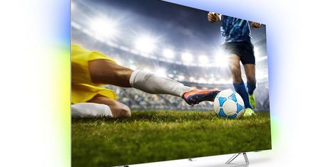 Wyższy poziom kibicowania z telewizorami Philips Ambilight