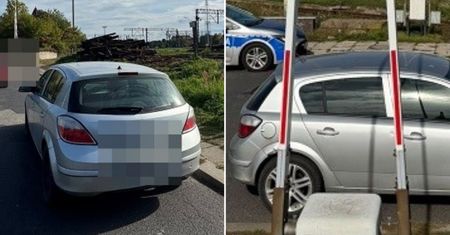 To nie fotomontaż. 31-latka spieszyła się na pociąg. Komentarz zbędny
