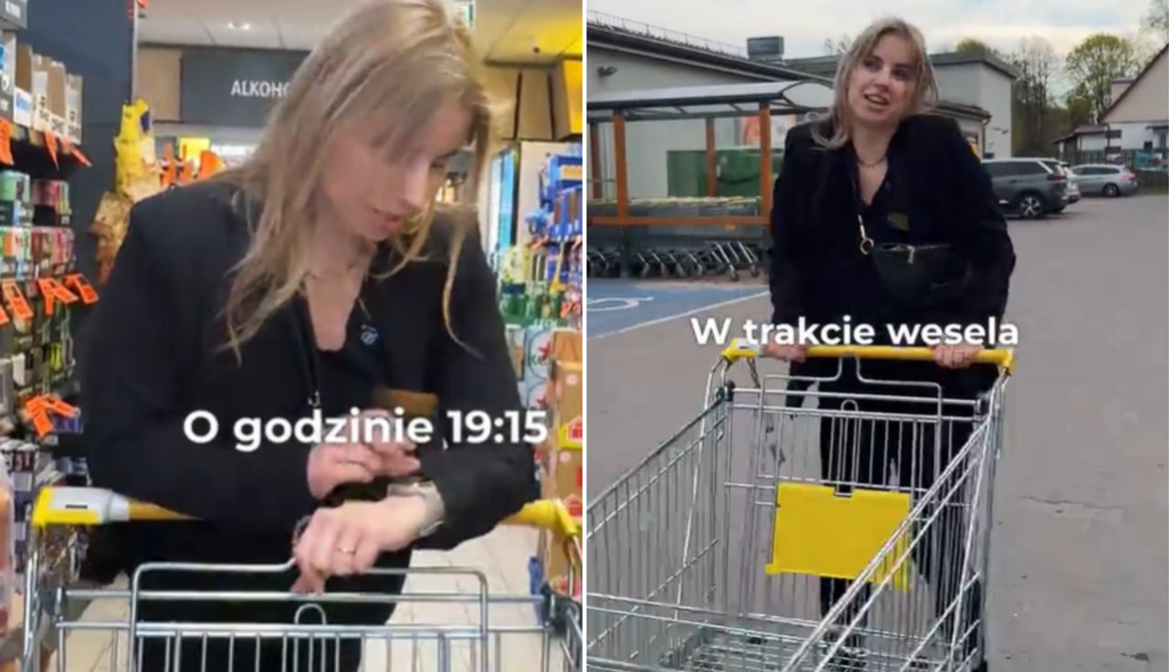 Już o 19:15. Kłopoty na weselu. Wysłali ją do Biedronki