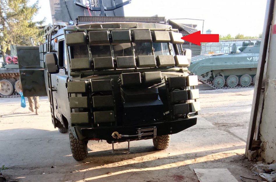 The Russian UAZ "Buchanka" with deadly explosive armor.