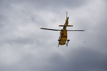 Wypadek na S5. Lądował śmigłowiec LPR