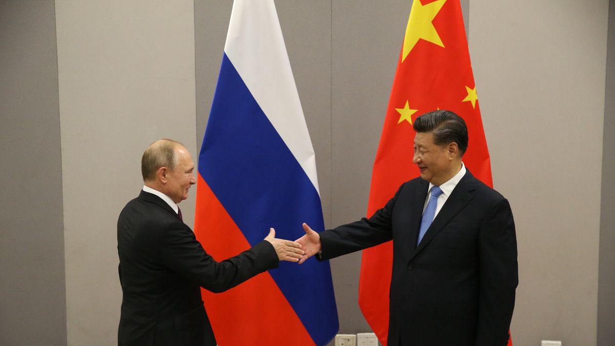Prezydenci Rosji i Chin: Władimir Putin i Xi Jinping
