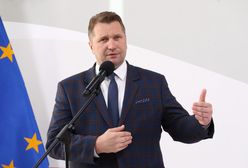 Nerwowy Czarnek na konferencji. Zaczął wszystko wyciągać