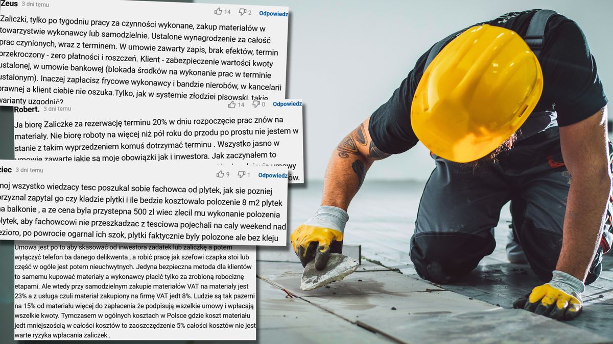 Fala komentarzy ws. oszukanych na remontach. Pojawiły się głosy wykonawców