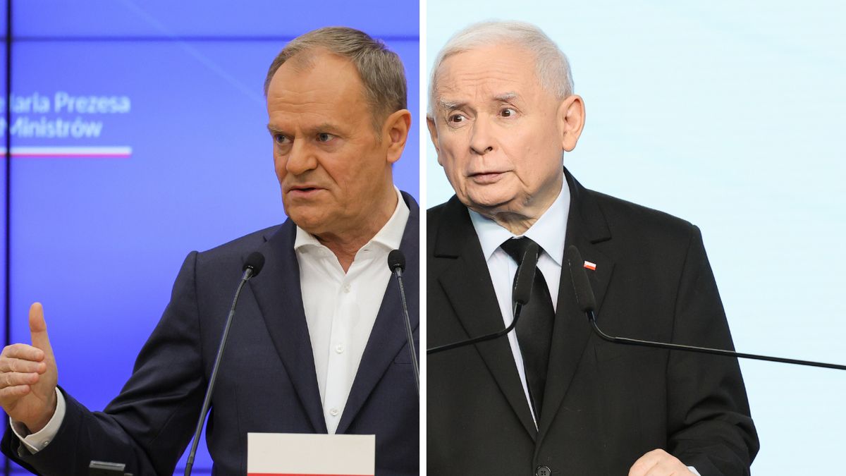 Donald Tusk i Jarosław Kaczyński