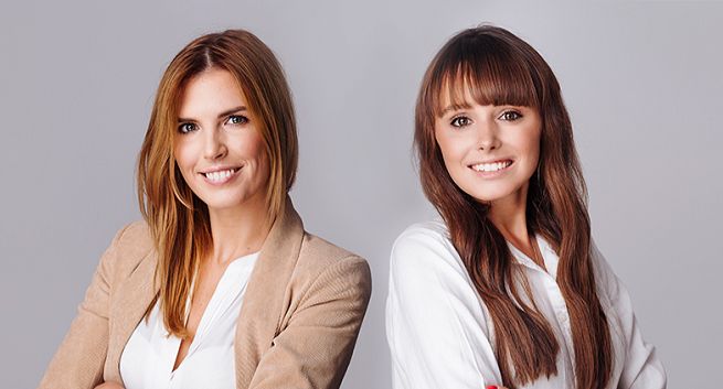 Aleksandra Matuszewska i Anna Ciepłucha w Grupie Komunikacja Plus