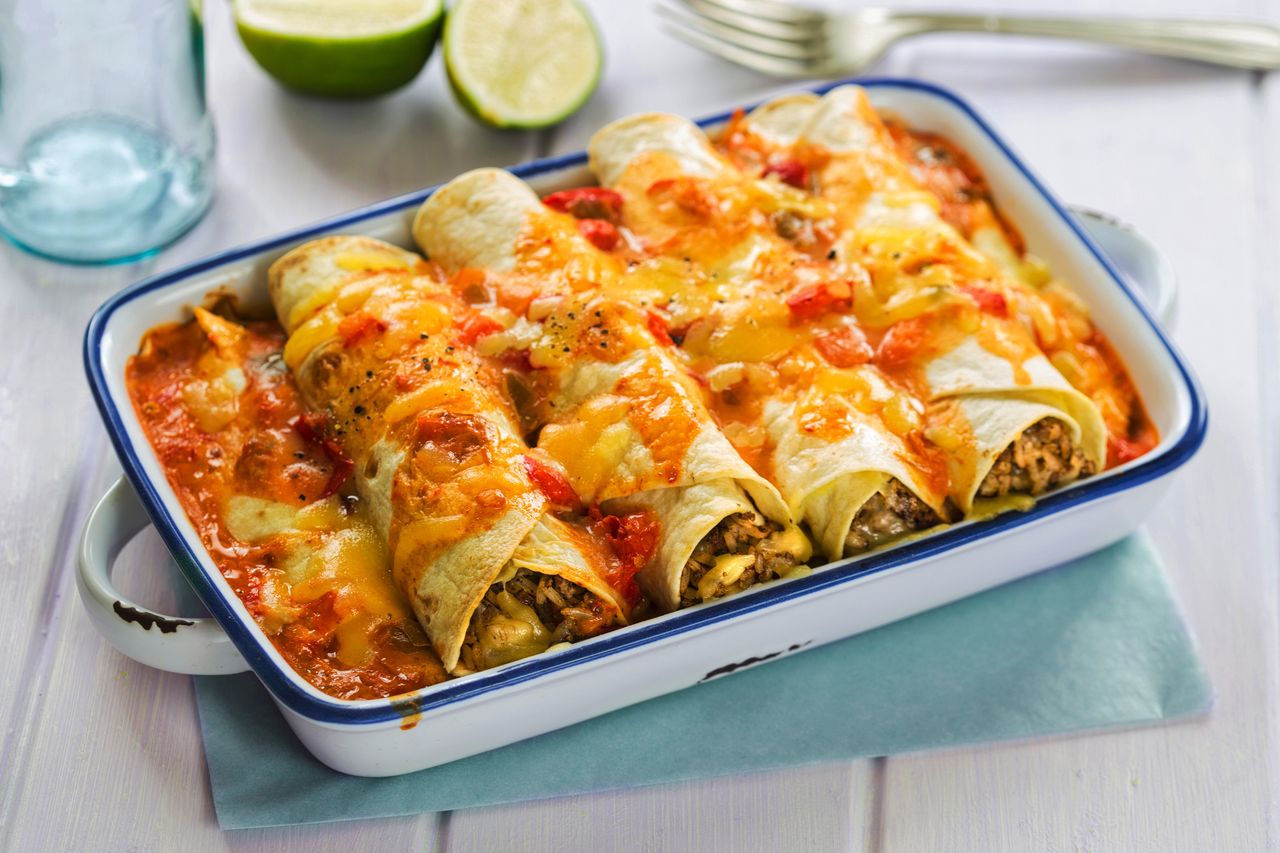 Spice up your family meals with easy homemade enchiladas