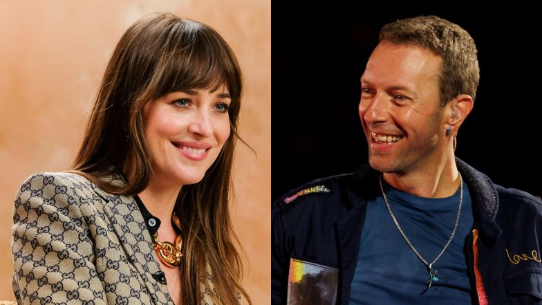 Dakota Johnson and Chris Martin are indeed together.