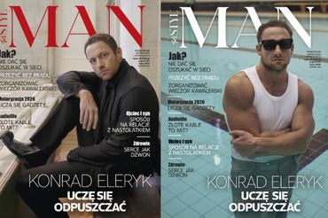 Okładki Twojego Stylu MAN z Konradem Elerykiem. 
