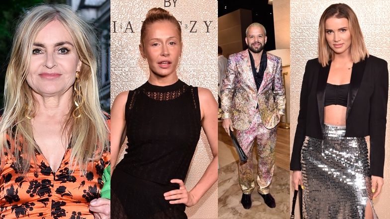 Celebryci pozują na imprezie płytek Gosi Baczyńskiej 