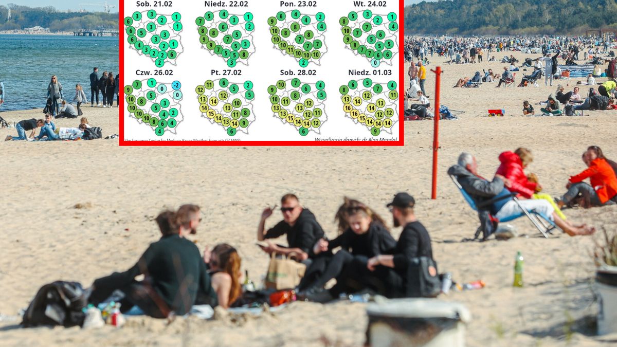 Wybuch ciepła. Najnowsza prognoza pogody