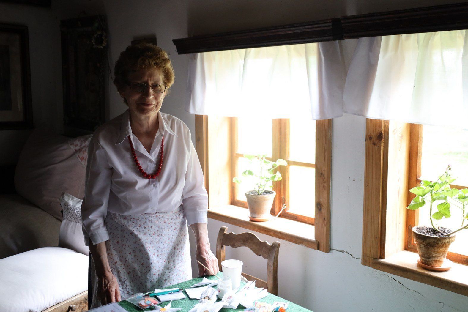 06.07.2025 r., Dziekanowice, Żywy Skansen, Hanna Komorowska