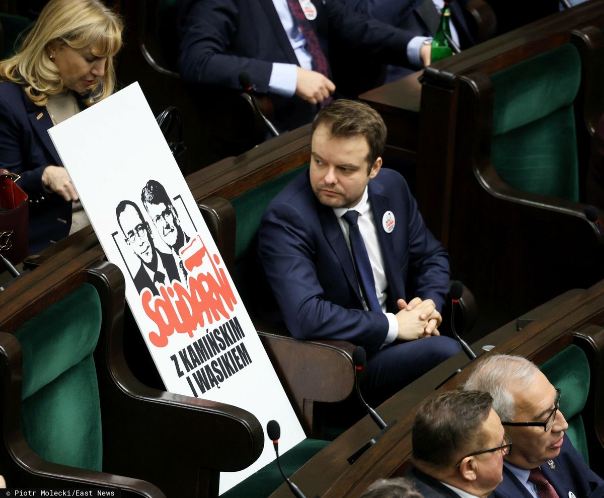 Ławy PiS podczas posiedzenia Sejmu