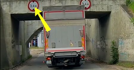 Sceny w Olsztynie. Nagrali ciężarówkę. Ludzie łapią się za głowy