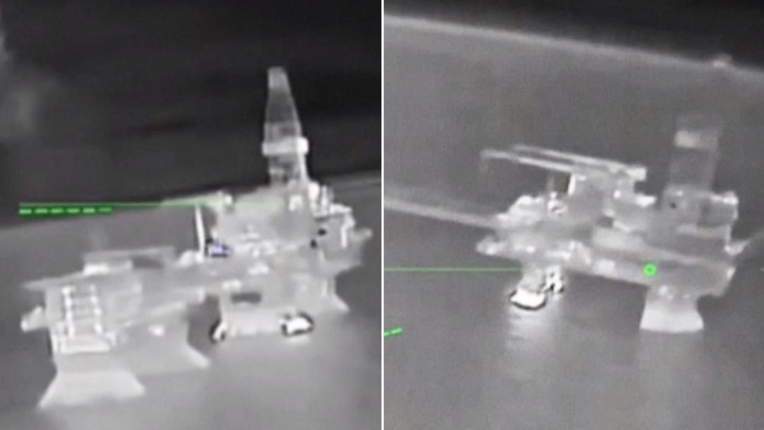 wiadomości,aktualności,WP Wiadomości Eksplozje na Morzu Kaspijskim. Platformy wiertnicze w ogniu