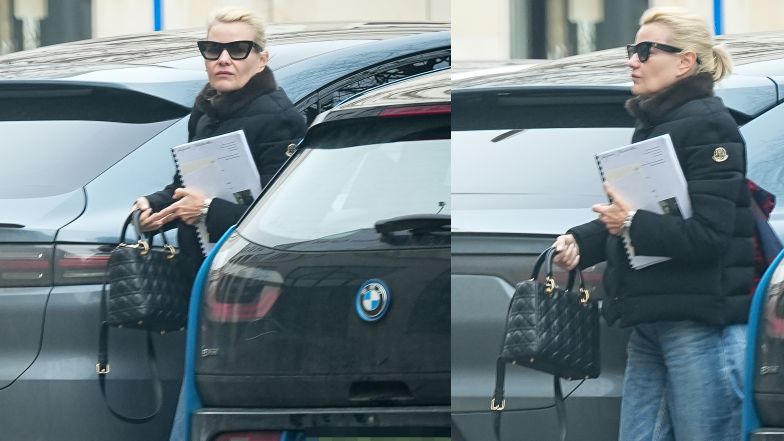 Małgorzata Kożuchowska z torebką za 28 tysięcy złotych