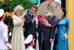 Macron dostał w twarz od żony? Prezydent Francji odpowiada
