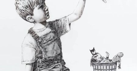 Banksy sprzedany za rekordową sumę. Kwota zasili służbę zdrowia