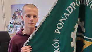 Bytów: Uczeń ZSP uratował życie mężczyźnie