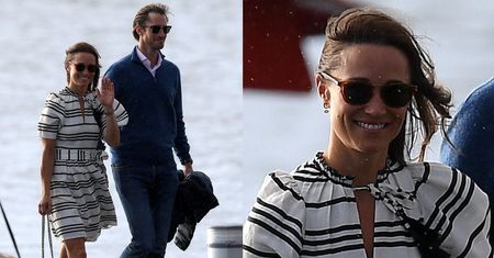 Stylowa Pippa Middleton w podróży poślubnej (ZDJĘCIA)