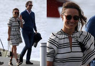 Stylowa Pippa Middleton w podróży poślubnej (ZDJĘCIA)