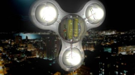 Koncepcja przyklejanej solarnej lampy 1