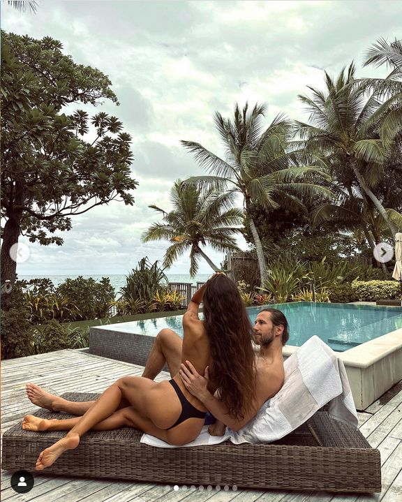 Grzegorz Krychowiak i Celia Jaunat na rajskich wakacjach