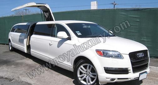 Audi Q7 w dłuuuuugiej wersji Gullwing-Limo