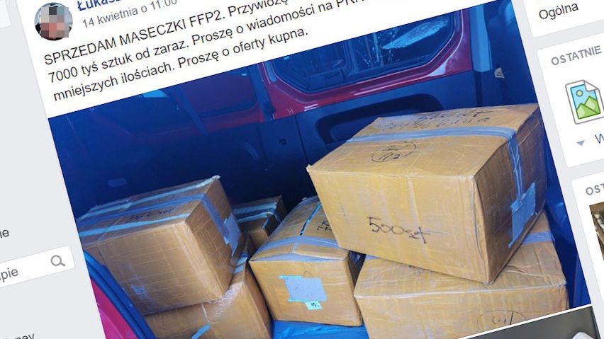 Łukasz G. po wybuchu afery skasował post. Ale w internecie nic nie ginie