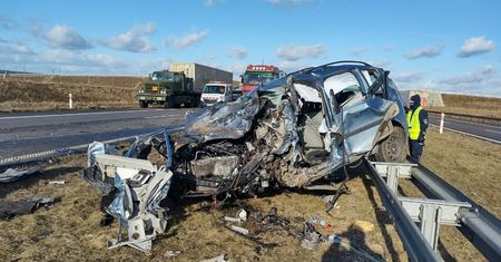 Koszmarny wypadek na ekspresówce. Jechał pod prąd