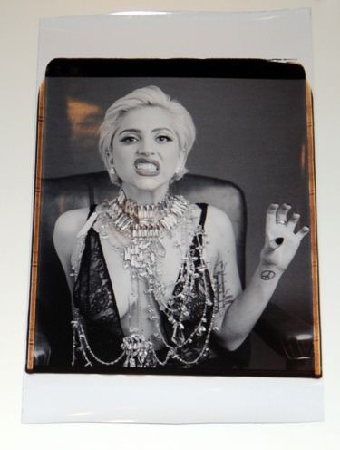 Lady Gaga w muzeum. Razem z Polaroidem