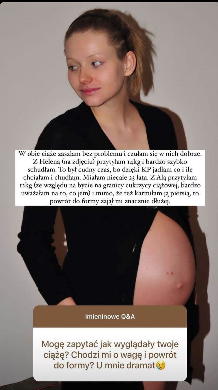 Agata Rubik wspomina czas ciąż i zdradza, ile wtedy przytyła 