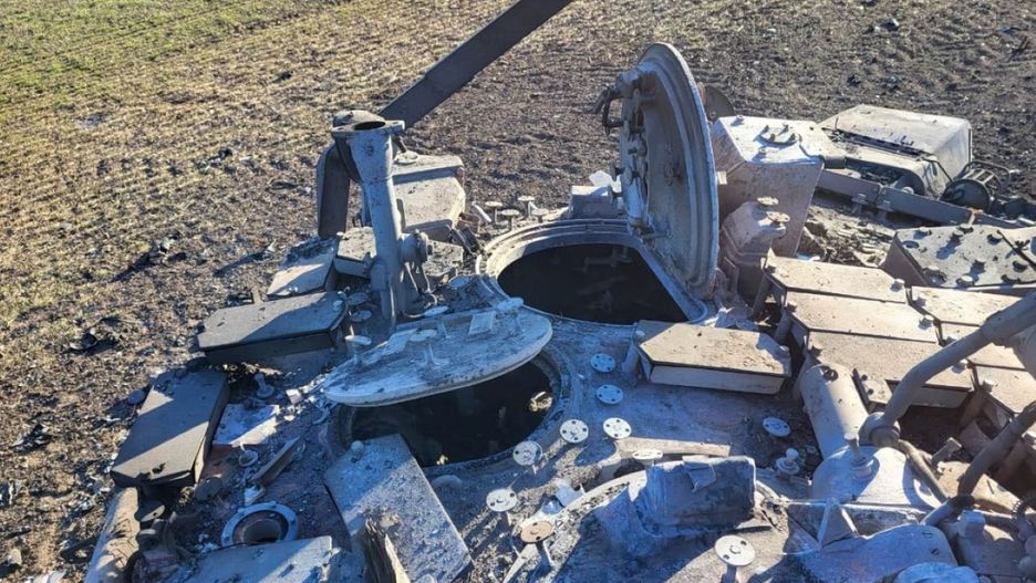 Ukraińcy zniszczyli rosyjski czołg T-90 "Władimir"