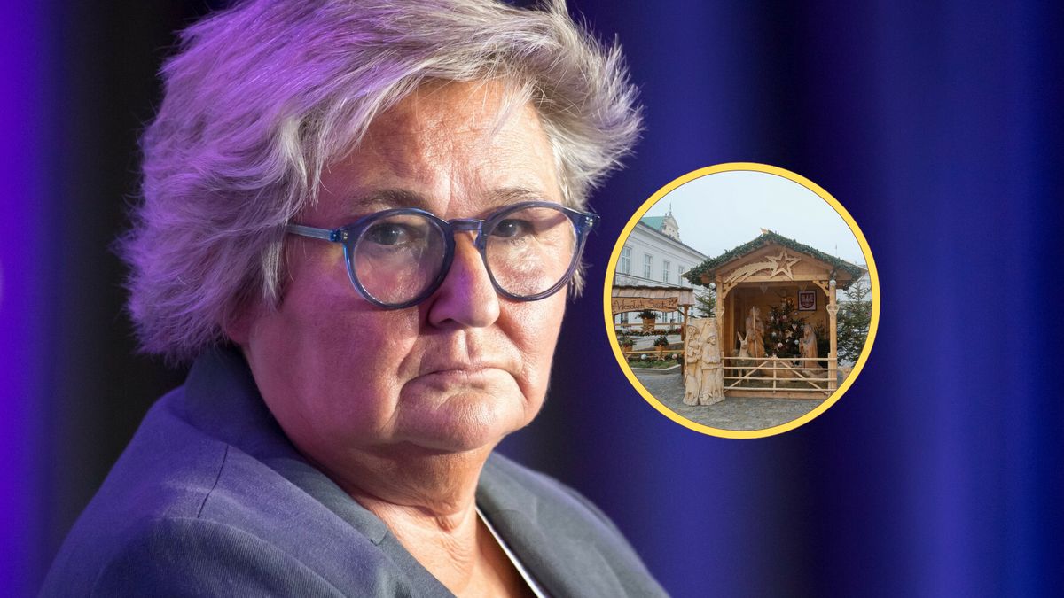 Magdalena Środa skrytykowała szopkę bożonarodzeniową