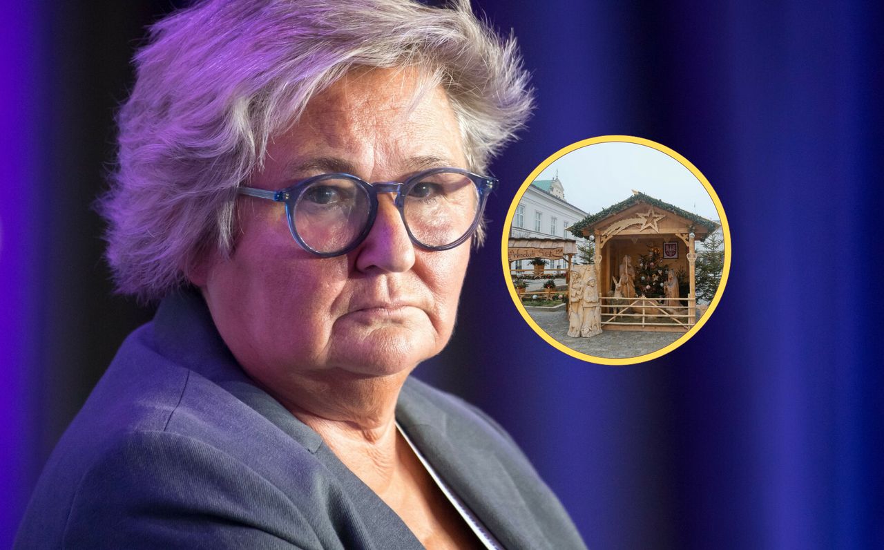 Magdalena Środa skrytykowała szopkę bożonarodzeniową