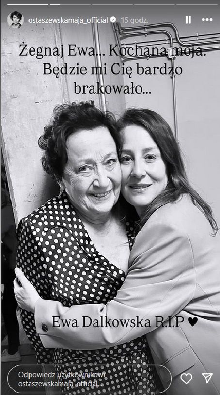 Gwiazdy żegnają Ewę Dałkowską 