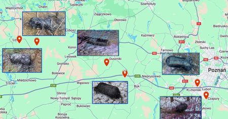 Zagadkowy obiekt w Krzyżkówku. Czy to fragment rakiety SpaceX?