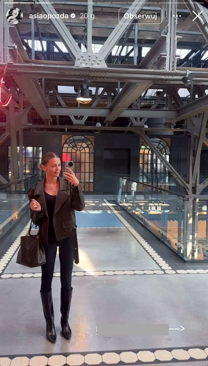 Joanna Opozda wskoczyła w elastyczny kombinezon