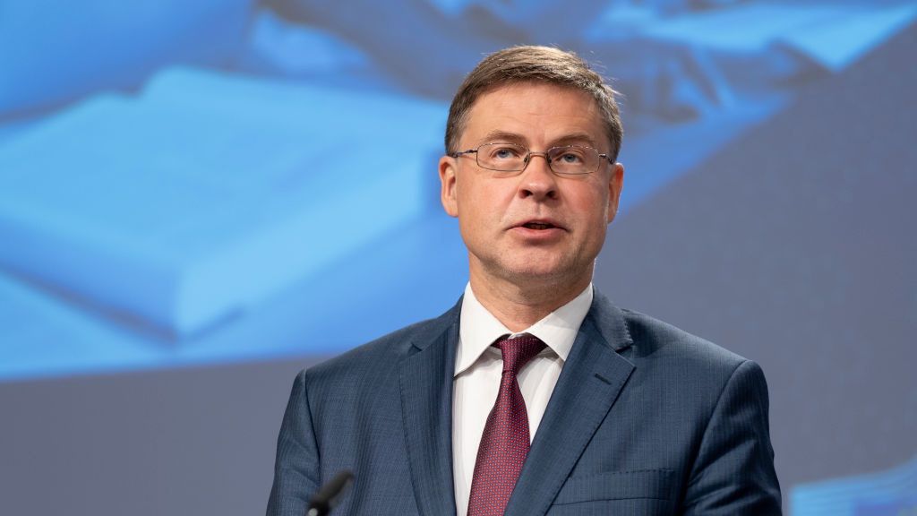 Wiceprzewodniczący Komisji Europejskiej Valdis Dombrovskis 
