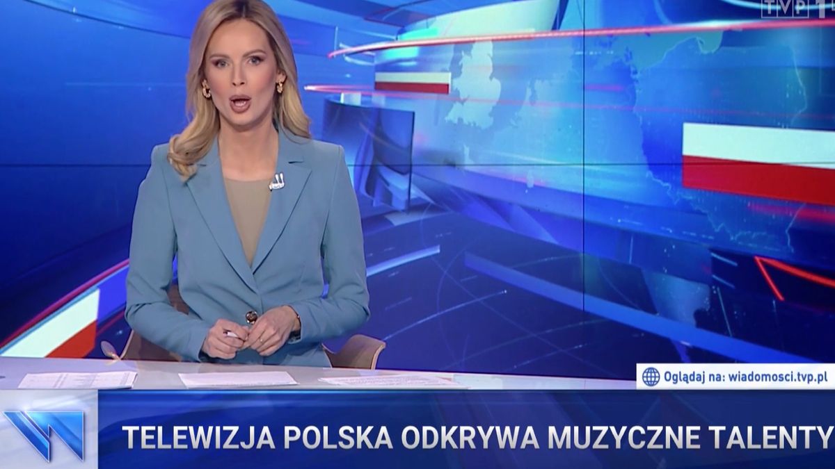 Anna Bogusiewicz jest jedną z prowadzących "Wiadomości" TVP