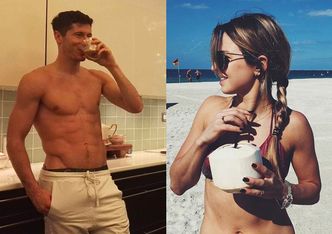 Lewandowscy wyjechali na Sylwestra do Dubaju! Ania opala się w bikini na plaży (FOTO)