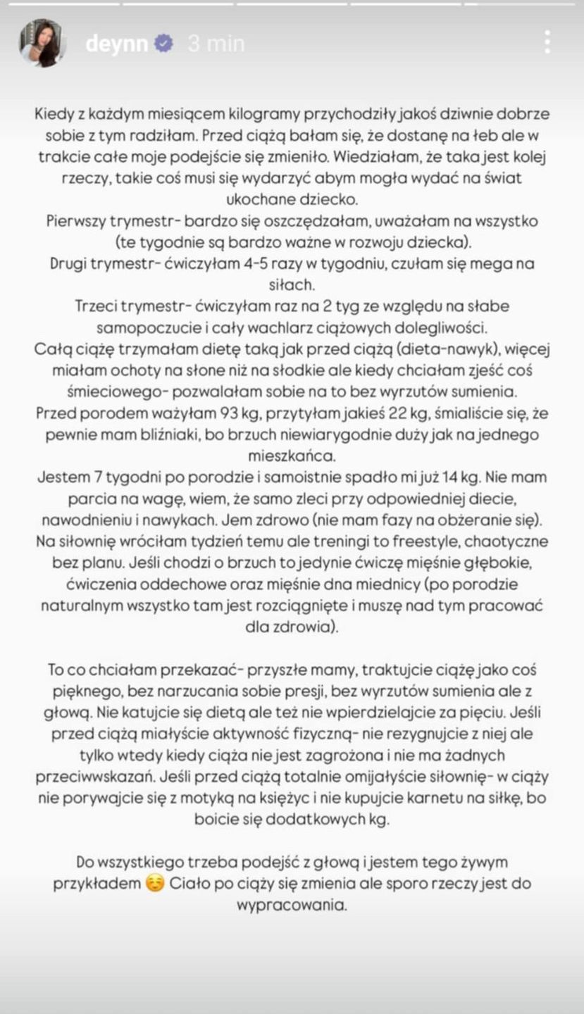 Deynn podzieliła się cennymi radami z obserwującymi