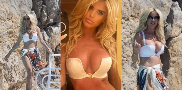 49-letnia Victoria Silvstedt eksponuje ciało w skąpym bikini w Cannes. Robi wrażenie? (ZDJĘCIA)