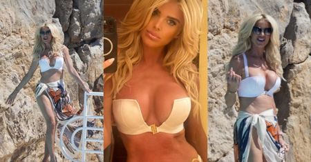 49-letnia Victoria Silvstedt eksponuje ciało w skąpym bikini w Cannes. Robi wrażenie? (ZDJĘCIA)