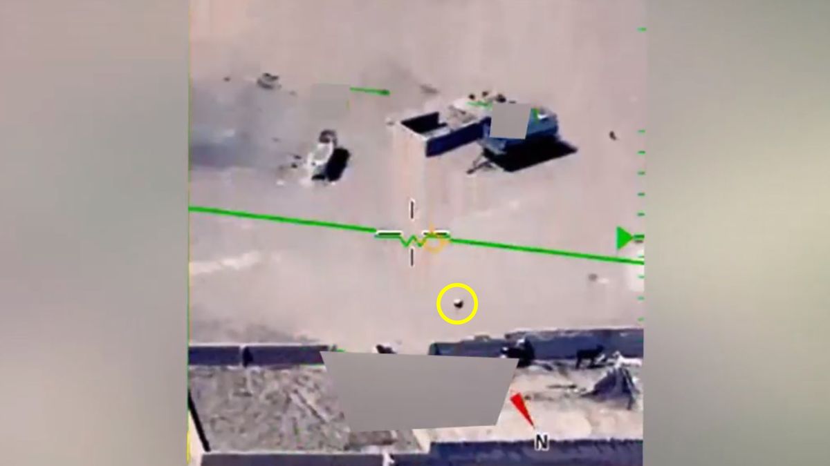 Niezidentyfikowane zjawisko widziane na Bliskim Wschodzie.