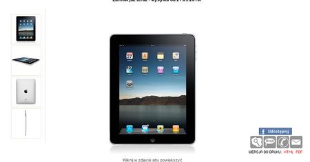 iPad od 21 maja w Polsce...w sklepach Vobis
