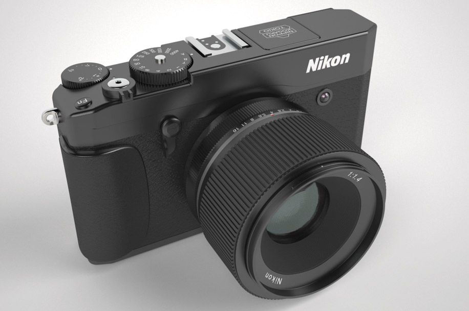 Tak sobie ktoś wyobraża przyszły, pełnoklatkowy bezlusterkowiec Nikona.
